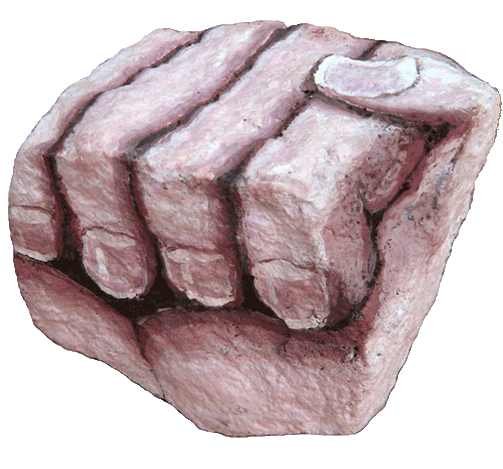 fist art paris rock painting artist