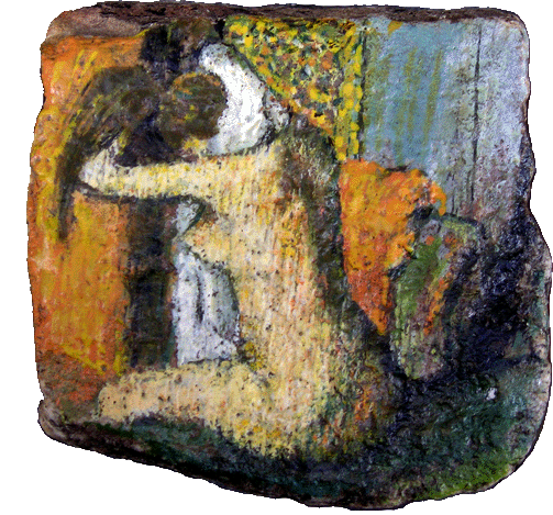 artist Edgar Degas Painting Woman after the bath