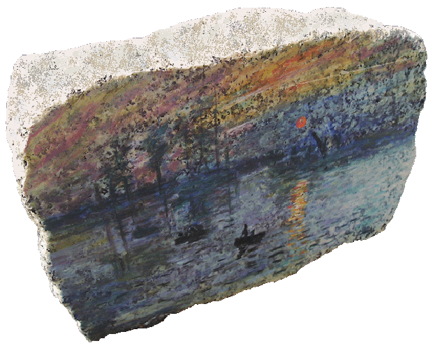 Claude Monet Impression rising sun painting 
