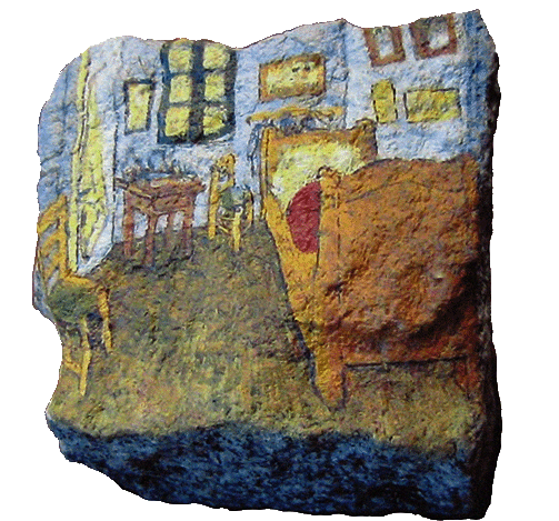 Vincent van Gogh painting room in Arles 