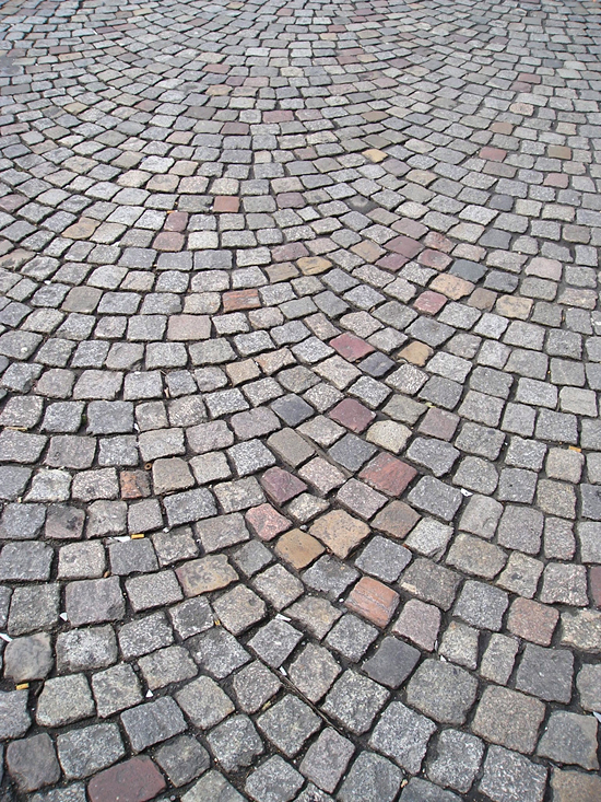 cobblestone street paris