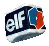 Elf logo rock painting Paris