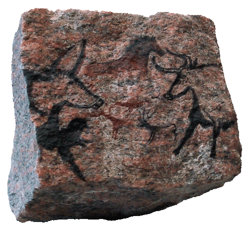 lascaux cave art rock hall of bulls prehistoric cave rock painting 