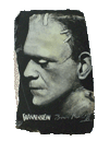 Frankenstein Rock Painting Boris Karloff The bride of Frankenstein 1935