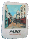 Rock Painting Maurice Utrillo Paris Montmartre