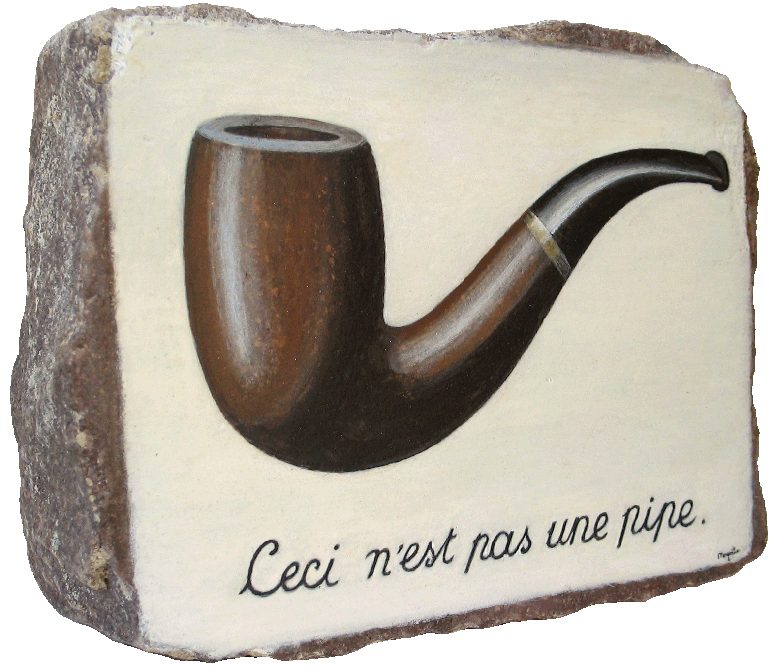 Rene Magritte this is not a pipe